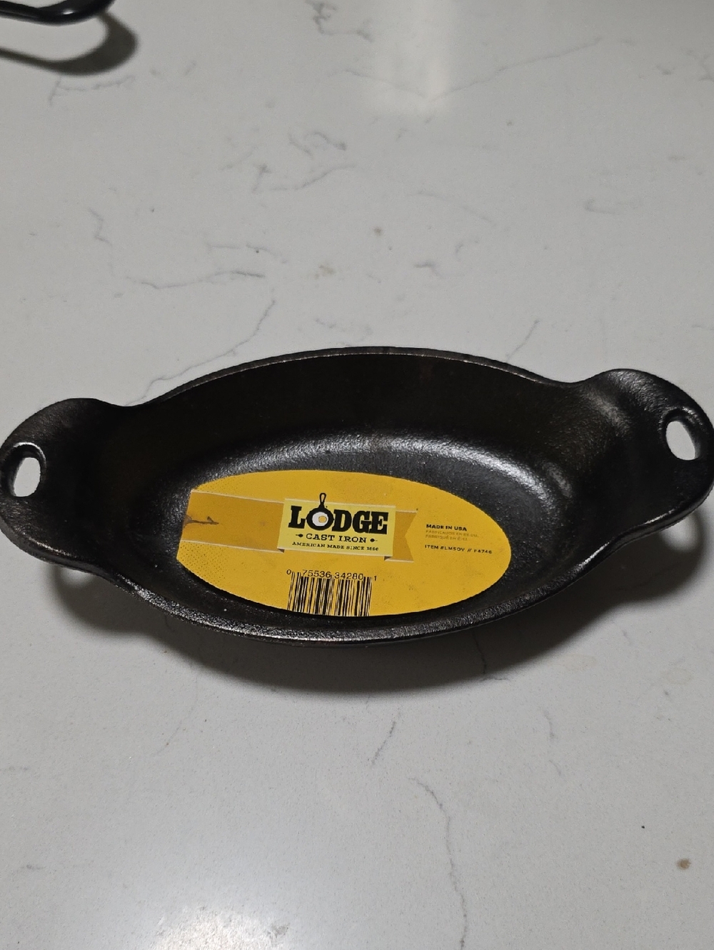 9 Oz. Cast Iron Mini Server Dish - Black
